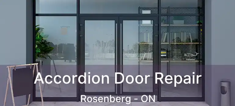  Accordion Door Repair Rosenberg - ON