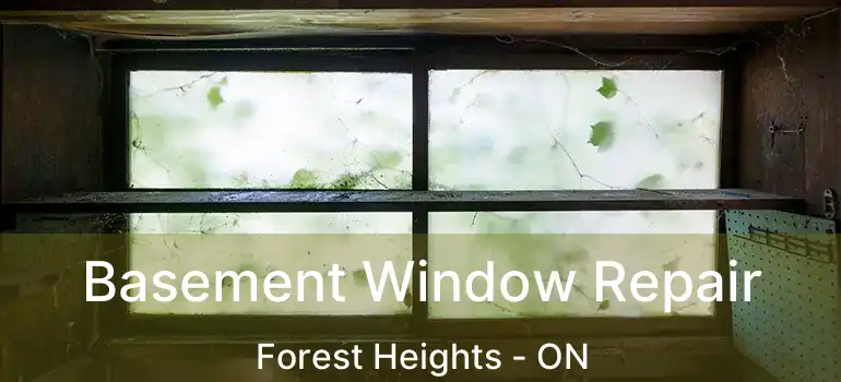  Basement Window Repair Forest Heights - ON