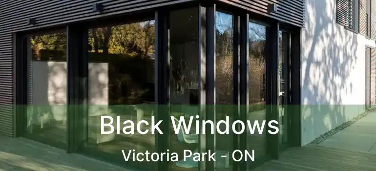  Black Windows Victoria Park - ON