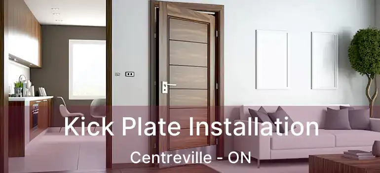  Kick Plate Installation Centreville - ON