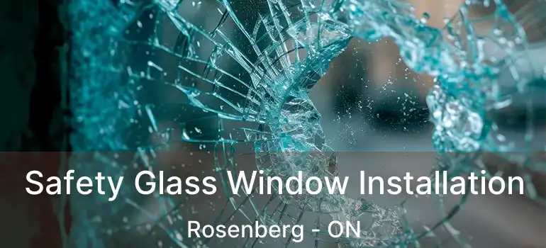  Safety Glass Window Installation Rosenberg - ON