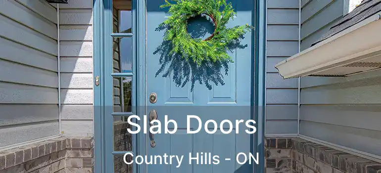  Slab Doors Country Hills - ON