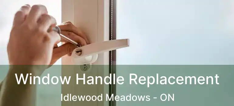  Window Handle Replacement Idlewood Meadows - ON