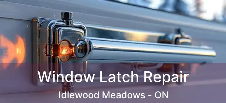  Window Latch Repair Idlewood Meadows - ON