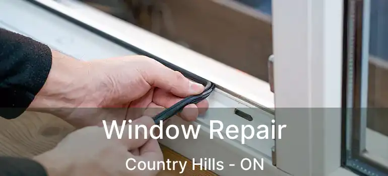  Window Repair Country Hills - ON